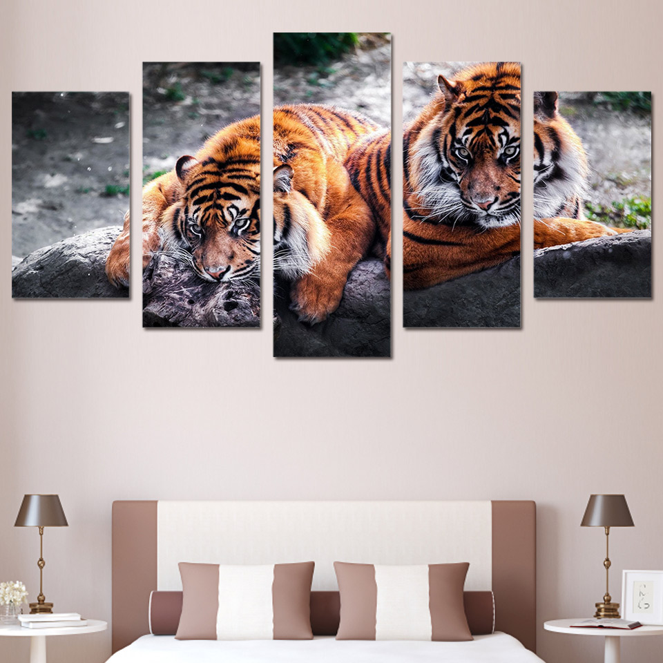 Oferta Cuadro decorativo tigres (00006)