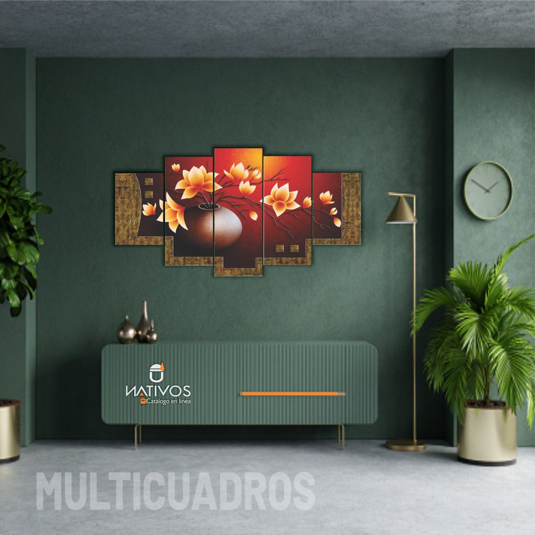 Cuadro decorativo artes florales (00106)