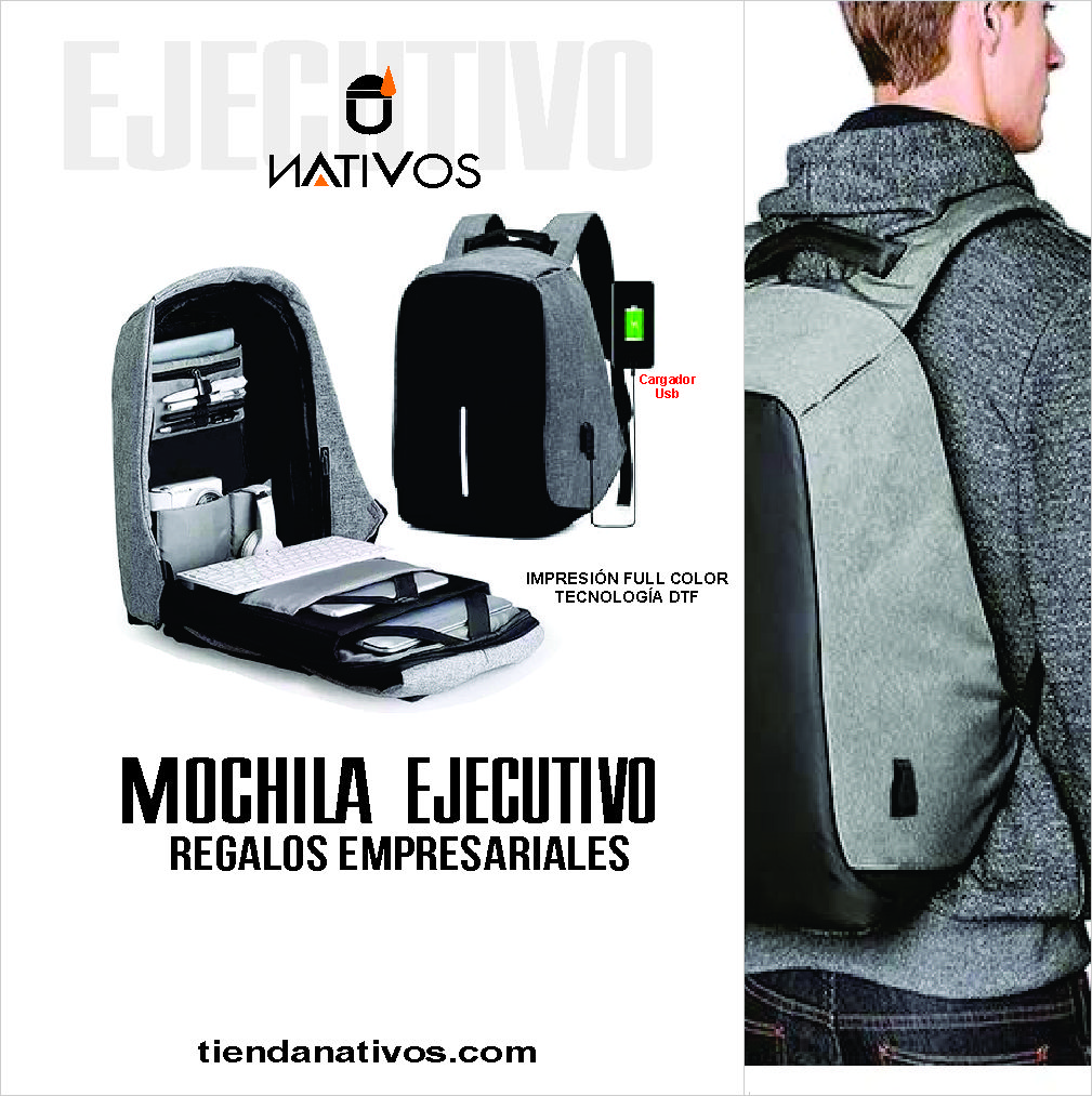 Mochila Ejecutivo con usb