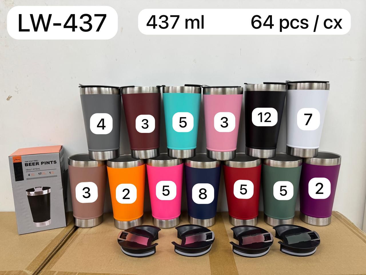 Vasos cervecero 470 ml 