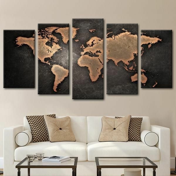 Oferta Cuadro decorativo mapa mundi (00071)